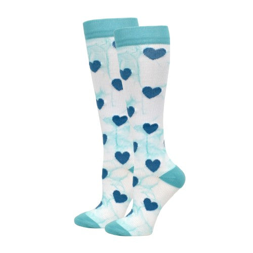 Tie Dye Premium Medical Icons Compression Sock