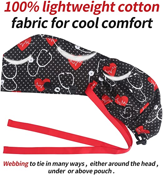 Ponytail Style Scrub Cap