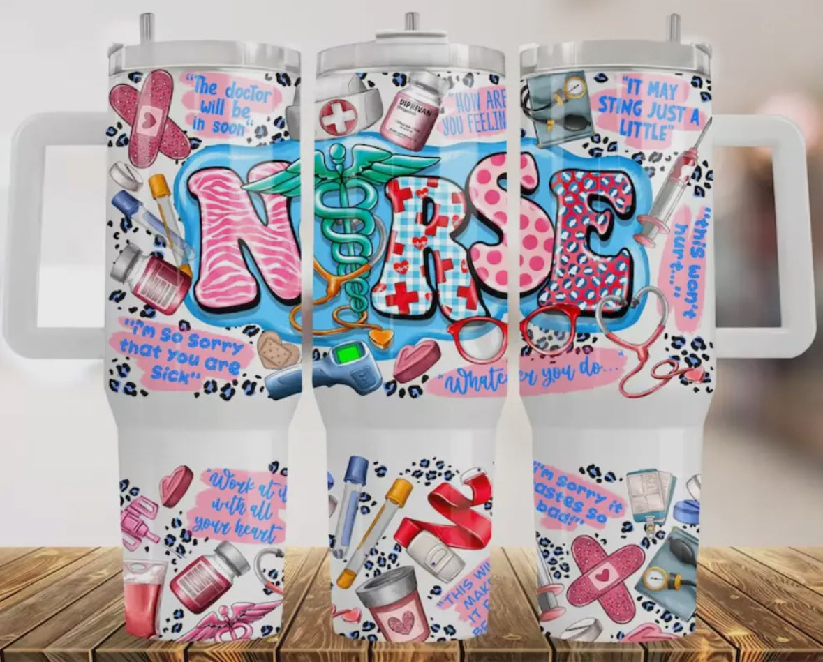 Nurse Life 40 oz Tumbler